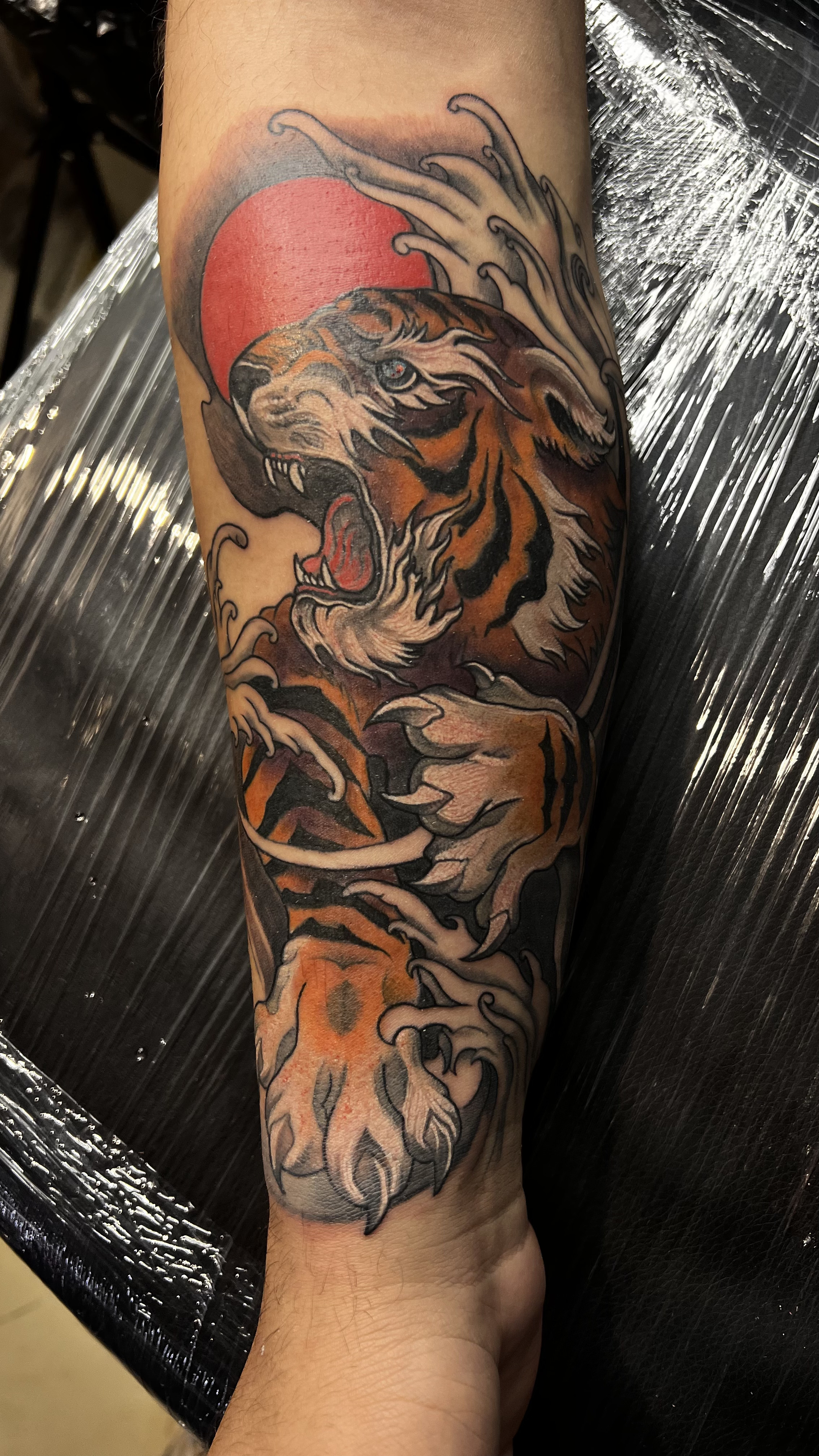 Dark forest tattoo